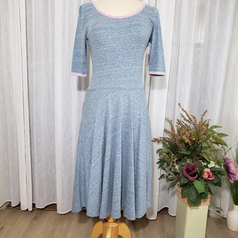 Lula Roe size small blue dress.